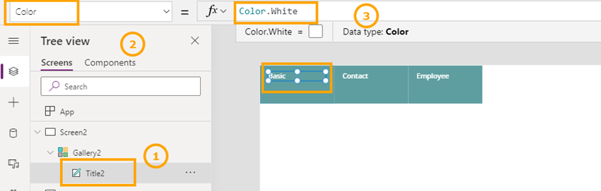 How To Create Tabs In PowerApps
